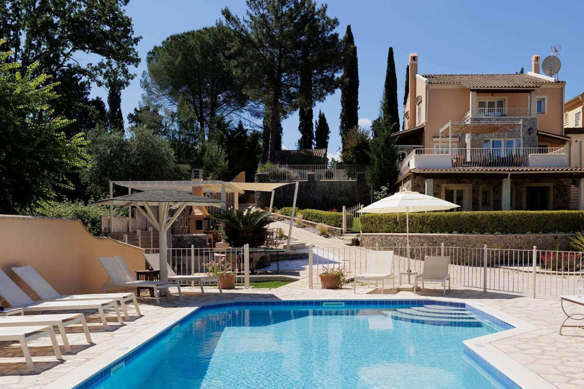 Villa St Nicholas House With Private Heated Pool Dassia  Exteriör bild